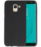 Color TPU Hoesje voor Samsung Galaxy J6 Zwart