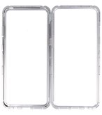 Zilver Transparant Magnetisch Back Cover Hoesje voor Samsung Galaxy S8