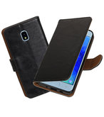 Hoesje voor Samsung Galaxy J3 (2018) Pull-Up Booktype Zwart