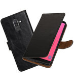 Hoesje voor Samsung Galaxy J8 Pull-Up Booktype Zwart