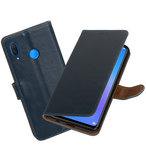 Hoesje voor Huawei P Smart Plus Pull-Up Booktype Blauw