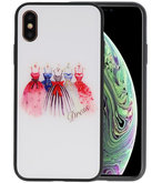 Print Hardcase voor iPhone XS Dress