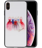 Print Hardcase voor iPhone XS Max Dress
