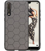 Hexagon Hard Case voor Huawei P20 Pro Grijs