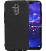 Hexagon Hard Case voor Huawei Mate 20 Lite Zwart