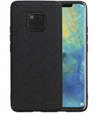 Hexagon Hard Case voor Huawei Mate 20 Pro Zwart