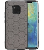Hexagon Hard Case voor Huawei Mate 20 Pro Grijs