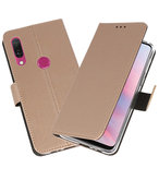 Wallet Cases Hoesje voor Huawei Y9 2019 Goud