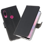 Wallet Cases Hoesje voor Huawei Y9 2019 Zwart