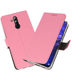 Wallet Cases Hoesje voor Huawei Mate 20 Lite Roze