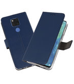 Wallet Cases Hoesje voor Huawei Mate 20 X Navy