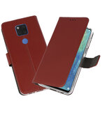 Wallet Cases Hoesje voor Huawei Mate 20 X Bruin