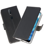 Wallet Cases Hoesje voor Nokia X5 5.1 Plus Zwart