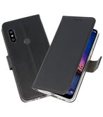 Wallet Cases Hoesje voor XiaoMi Redmi Note 6 Pro Zwart