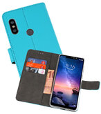 Wallet Cases Hoesje voor XiaoMi Redmi Note 6 Pro Blauw