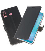 Wallet Cases Hoesje voor Samsung Galaxy A6s Zwart