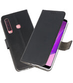 Wallet Cases Hoesje voor Samsung Galaxy A9 2018 Zwart