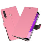 Wallet Cases Hoesje voor Samsung Galaxy A9 2018 Roze