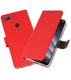 Wallet Cases Hoesje voor XiaoMi Mi 8 Lite Rood