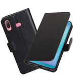 Hoesje voor Samsung Galaxy A6s Pull-Up Booktype Zwart