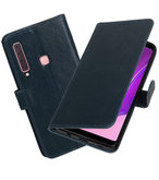 Hoesje voor Samsung Galaxy A9 2018 Pull-Up Booktype Blauw