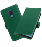 Hoesje voor Huawei Mate 20 X Pull-Up Booktype Groen
