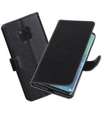 Hoesje voor Huawei Mate 20 Pro Pull-Up Booktype Zwart