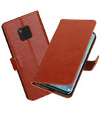 Hoesje voor Huawei Mate 20 Pro Pull-Up Booktype Bruin