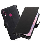 Hoesje voor Huawei Y9 2019 Pull-Up Booktype Zwart