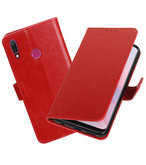 Hoesje voor Huawei Y9 2019 Pull-Up Booktype Rood