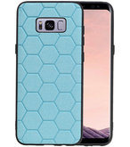 Hexagon Hard Case voor Samsung Galaxy S8 Plus Blauw