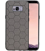 Hexagon Hard Case voor Samsung Galaxy S8 Plus Grijs