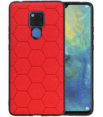 Hexagon Hard Case voor Huawei Mate 20 X Rood
