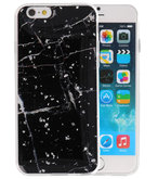 Marble Zwart Print Hardcase voor iPhone 6