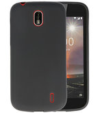 Zwart Color TPU Hoesje voor Nokia 1