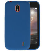 Navy Color TPU Hoesje voor Nokia 1