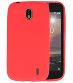 Rood Color TPU Hoesje voor Nokia 1
