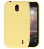 Geel Color TPU Hoesje voor Nokia 1