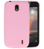 Roze Color TPU Hoesje voor Nokia 1
