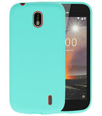 Turquoise Color TPU Hoesje voor Nokia 1
