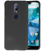 Zwart Color TPU Hoesje voor Nokia 7.1