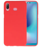 Rood Color TPU Hoesje voor Samsung Galaxy A6s