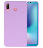 Paars Color TPU Hoesje voor Samsung Galaxy A6s