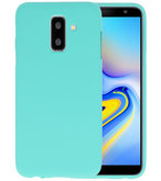 Turquoise Color TPU Hoesje voor Samsung Galaxy A6 Plus