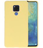 Geel Color TPU Hoesje voor Huawei Mate 20 X