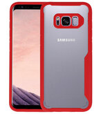 Rood Focus Transparant Hard Cases voor Samsung Galaxy S8