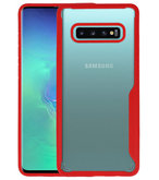 Rood Focus Transparant Hard Cases voor Samsung Galaxy S10 Plus