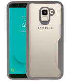 Grijs Focus Transparant Hard Cases Samsung Galaxy J6