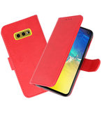 Bookstyle Wallet Cases Hoesje voor Samsung Galaxy S10e Rood