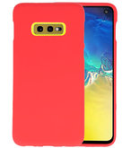 Color TPU Hoesje voor Samsung Galaxy S10e Rood
